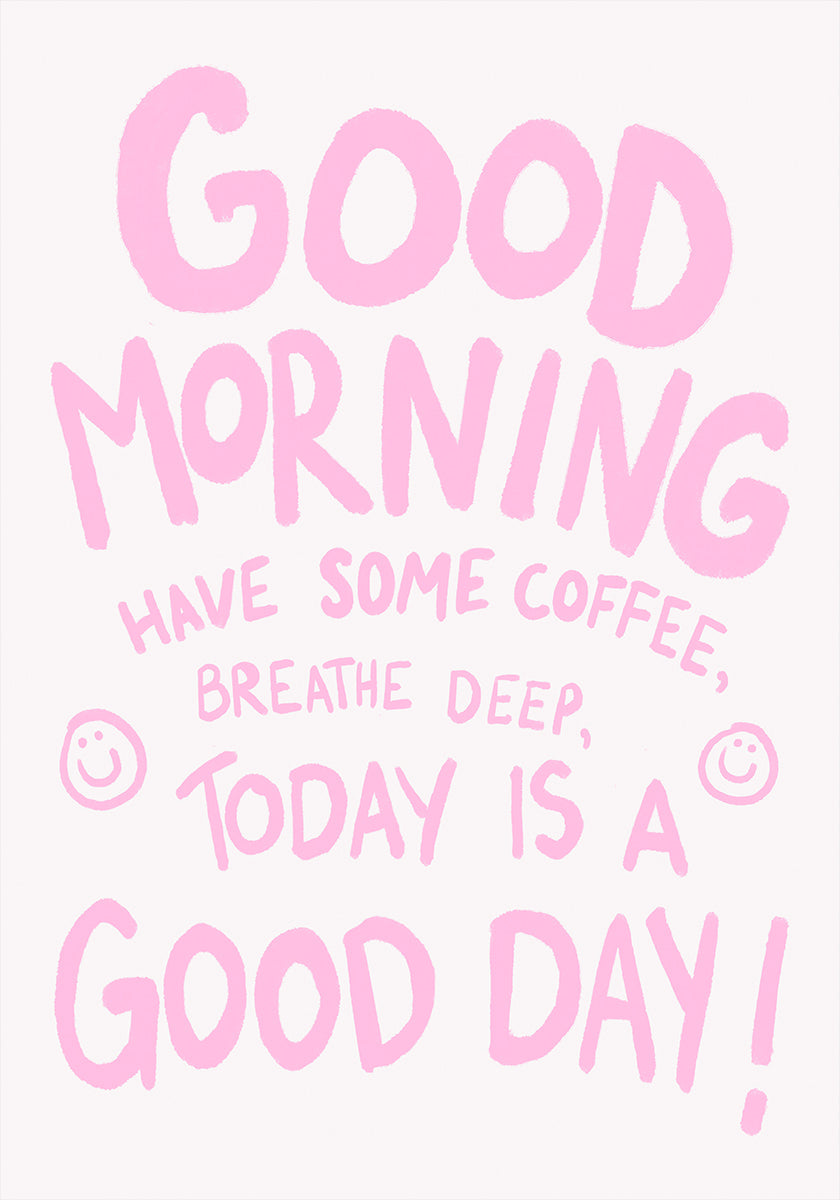 Póster Comienzo alegre