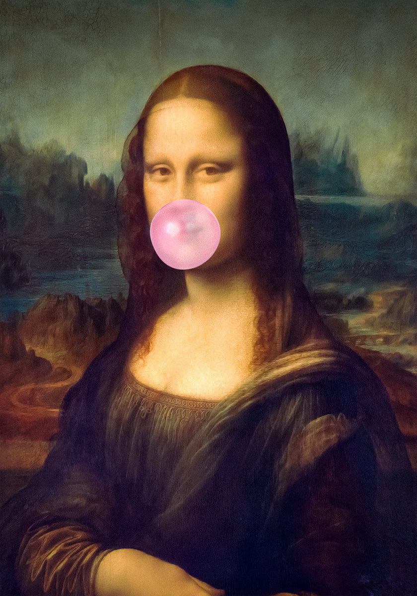 Chicle Mona Lisa Póster