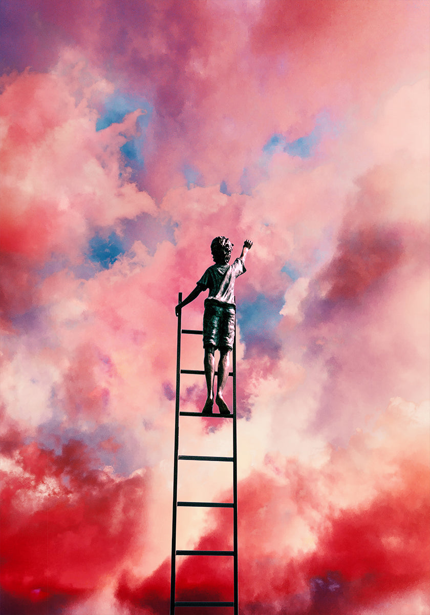 Pintor de nubes Póster