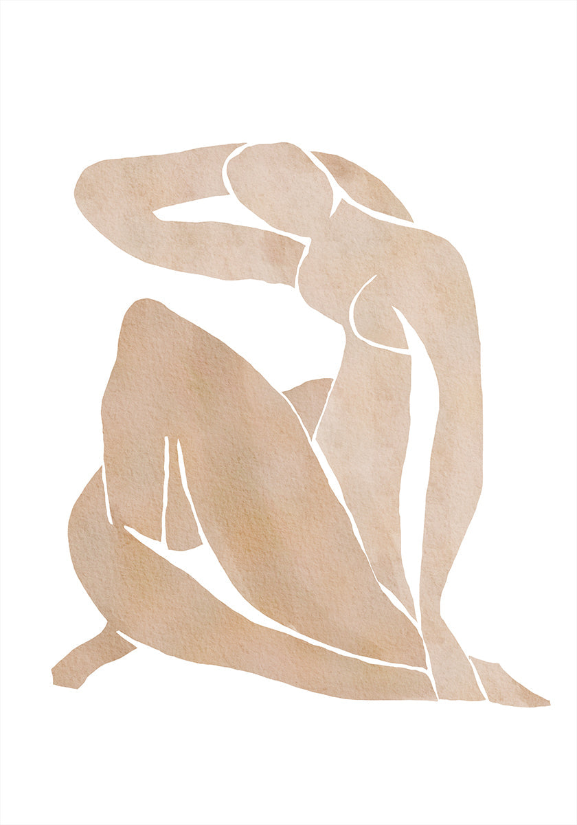 Póster Las mujeres forman el arte abstracto