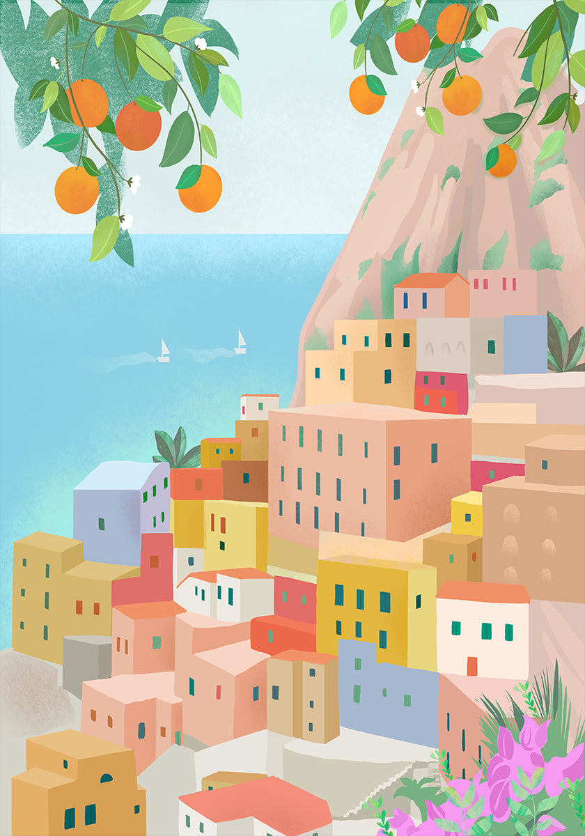 Amalfi Póster