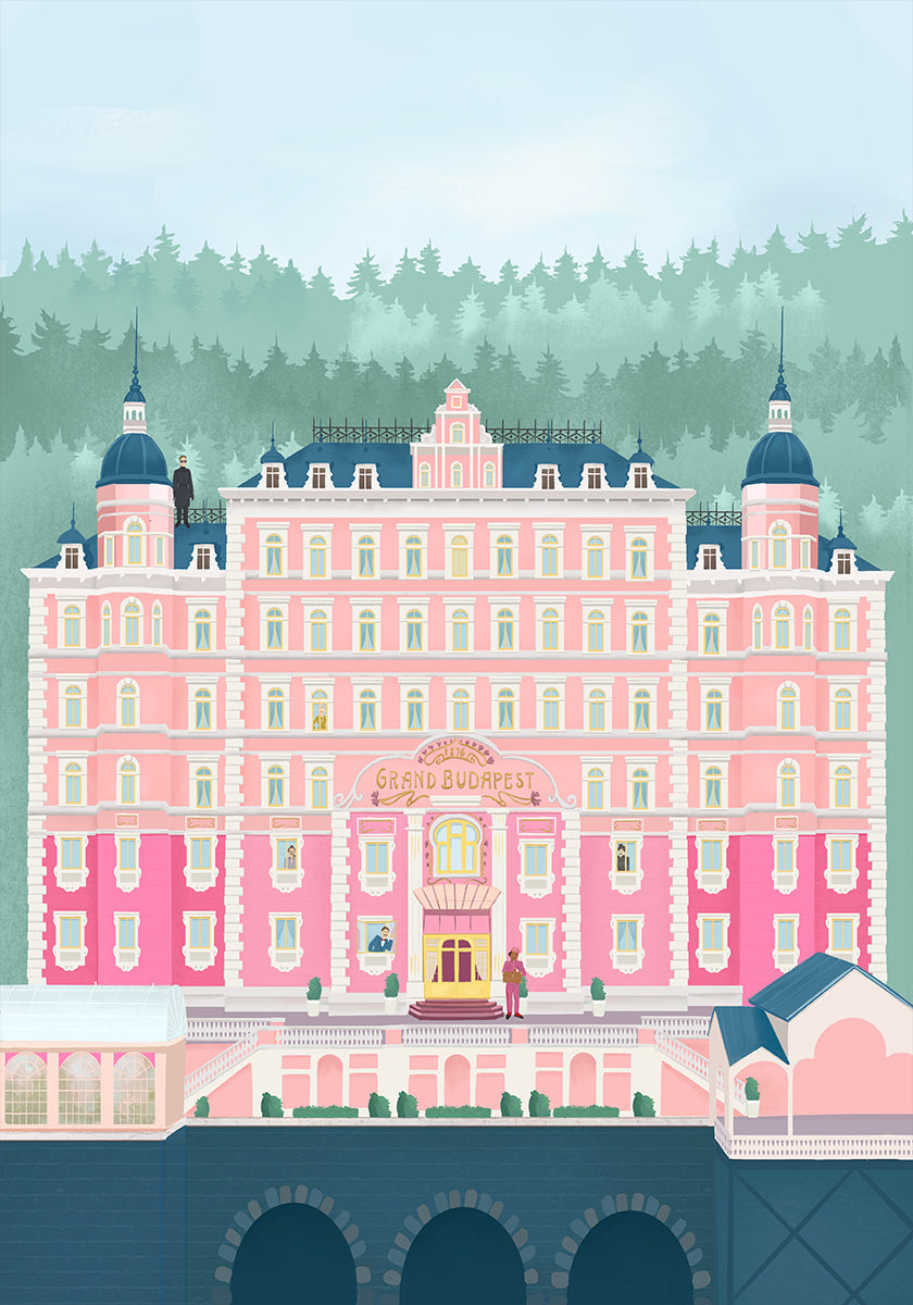 El gran hotel Budapest Póster