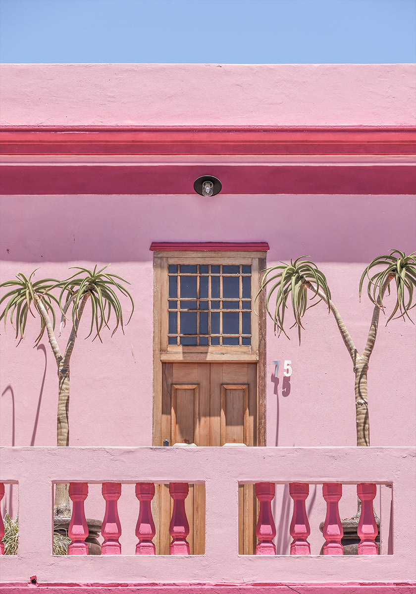 Fachada color melocotón
