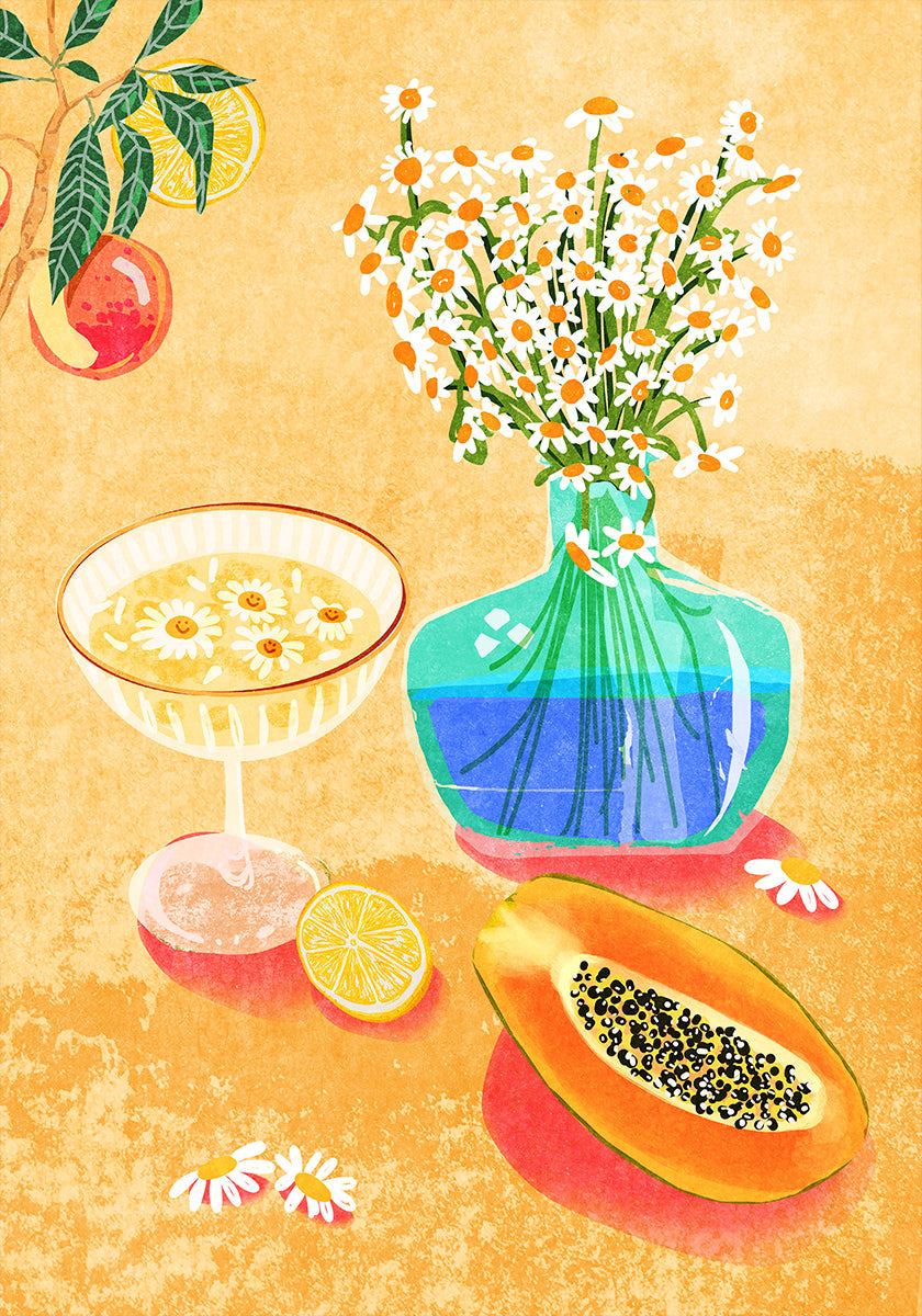 Vibraciones del día de verano Póster