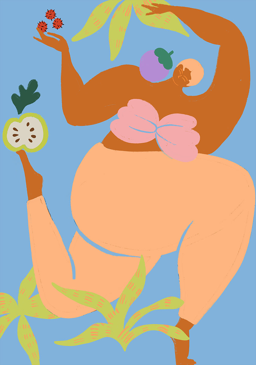 Carrera frutal Póster