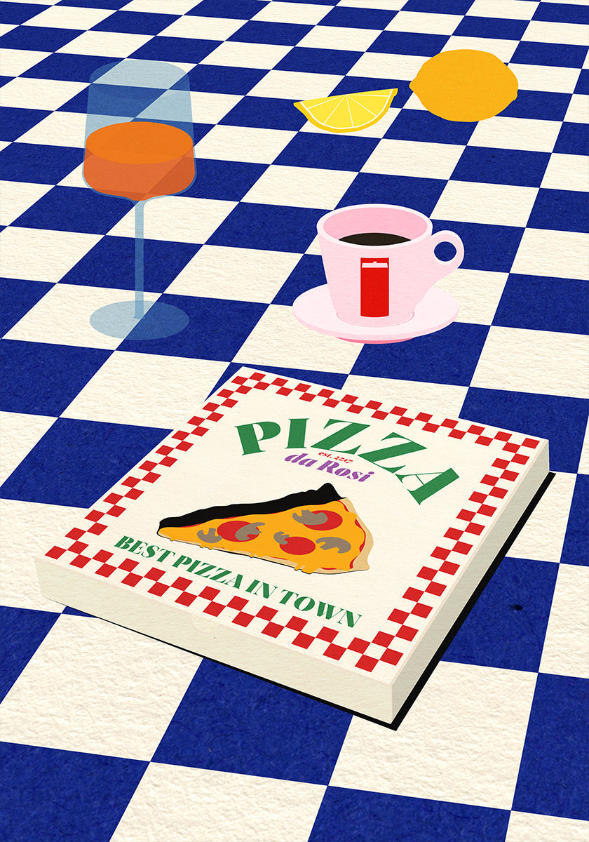 El menú italiano Póster