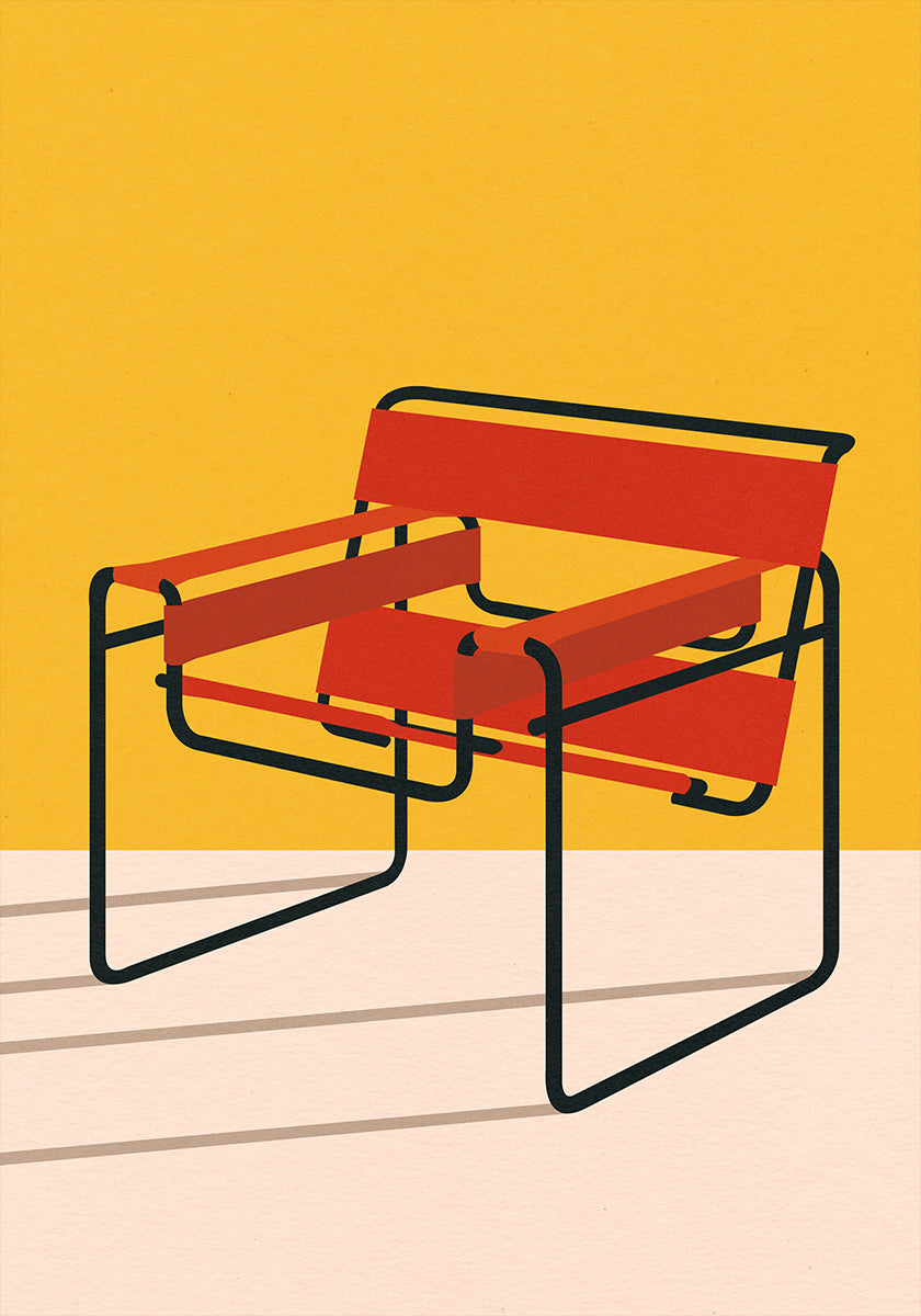 Silla Wassily Marcel Breuer Póster