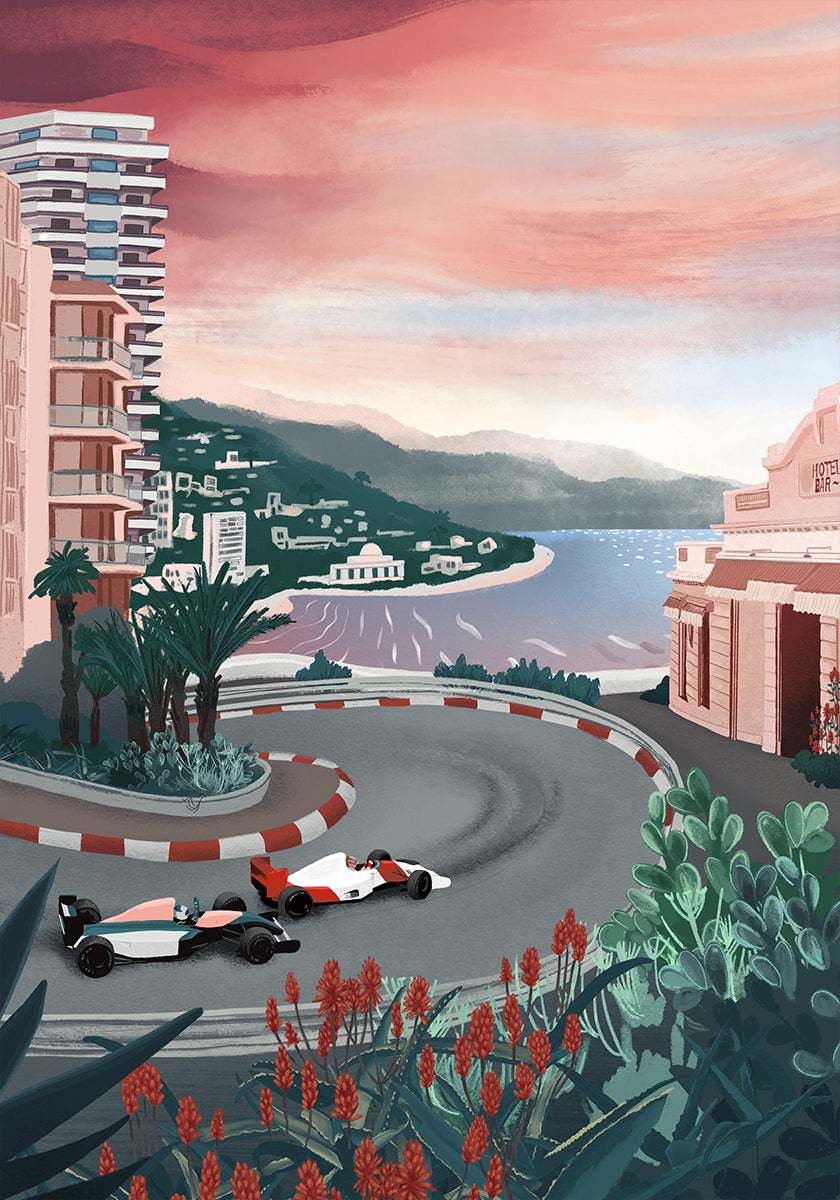 Circuito de Mónaco Póster