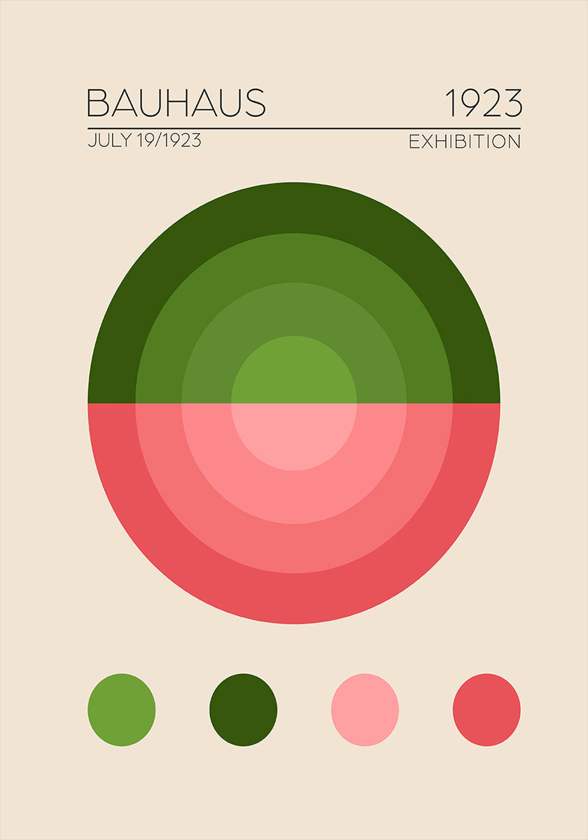 Armonía geométrica Póster