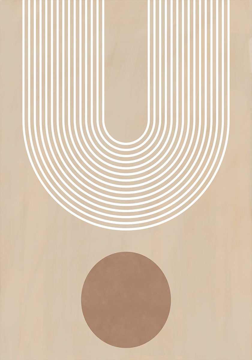 Arco beige Póster