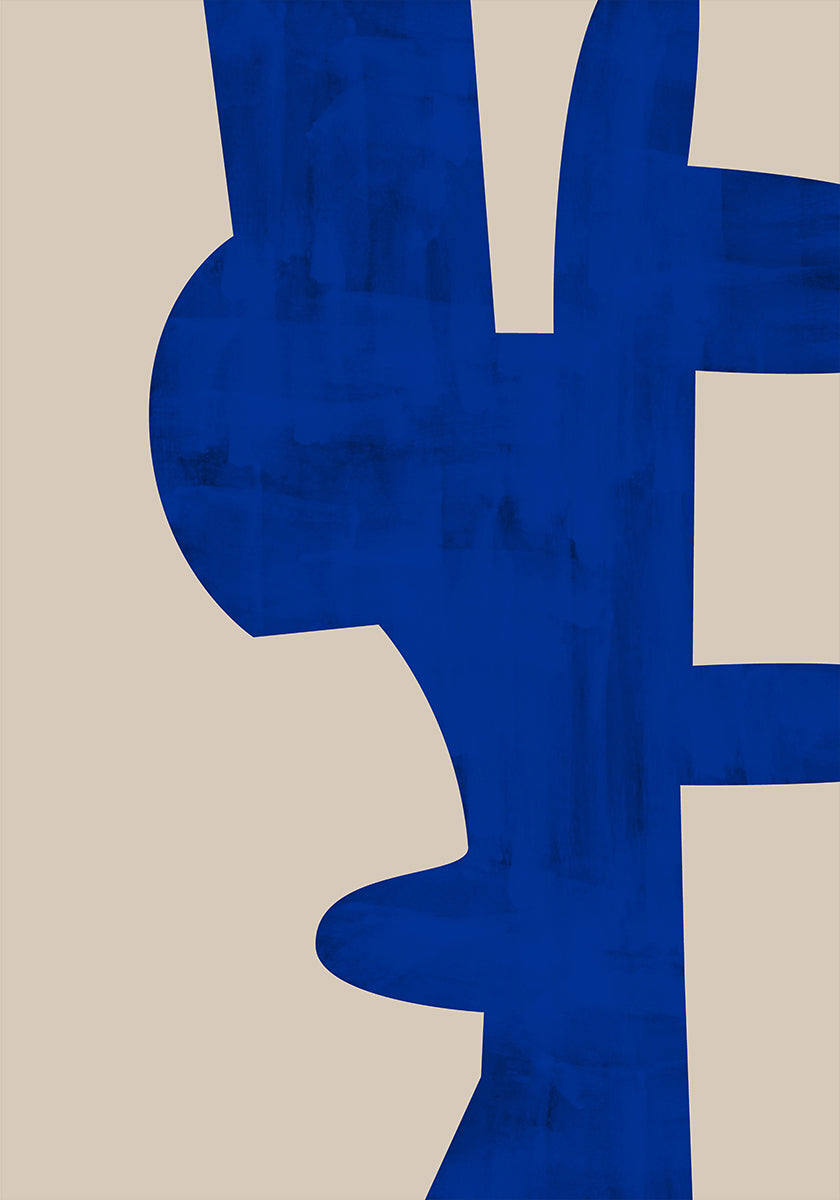 Sombras de azul Póster
