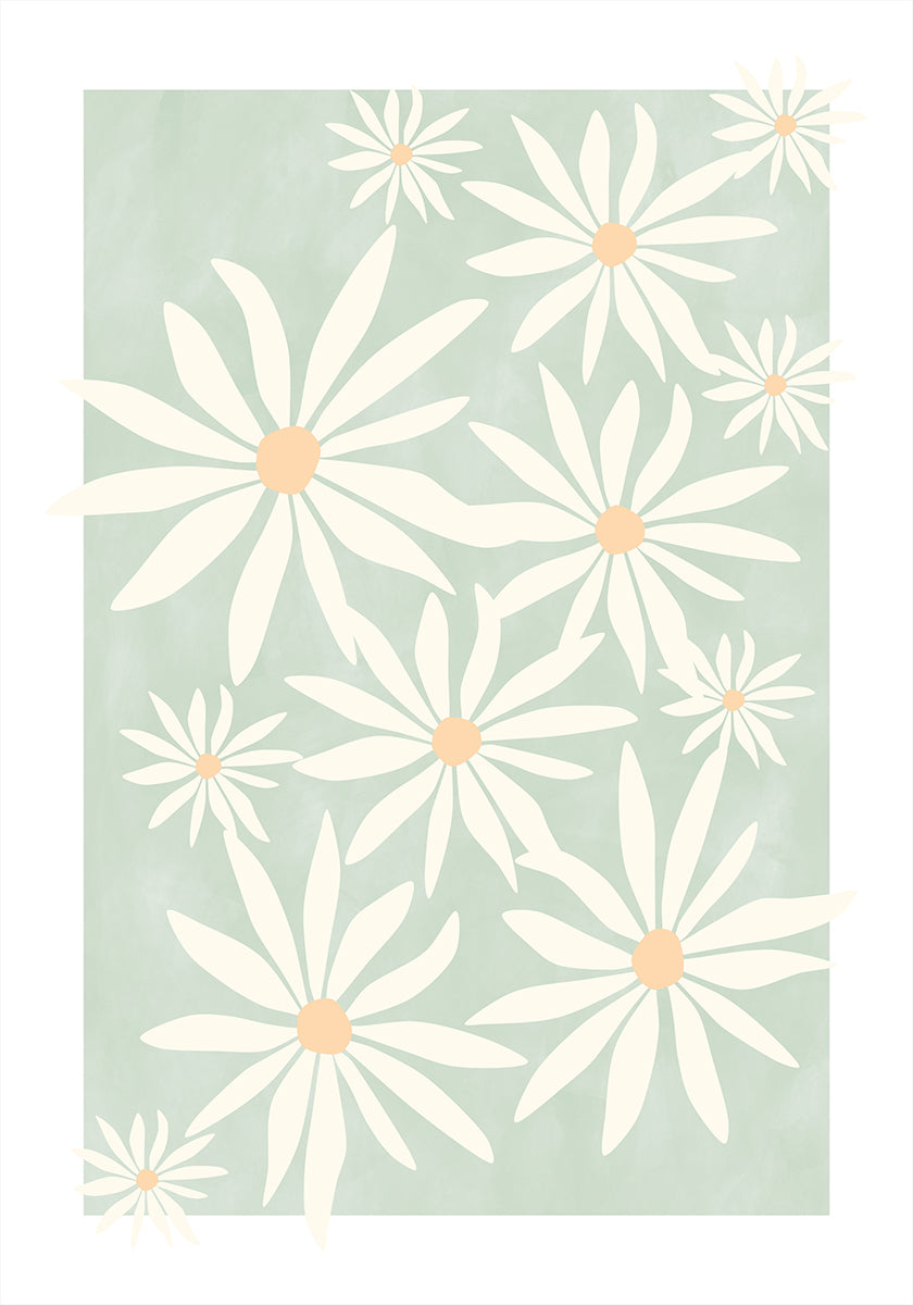 Pétalos de salvia Póster