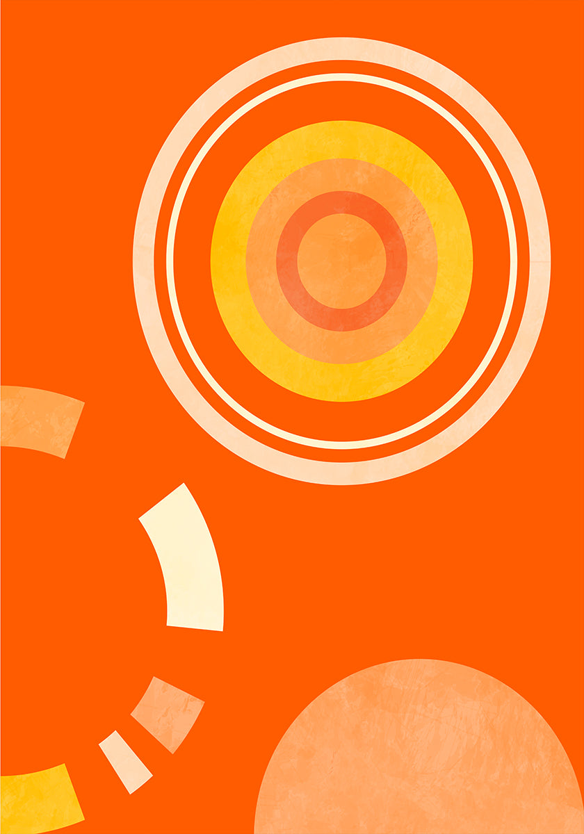 Primavera Mid Rhapsody Naranja 4 Póster