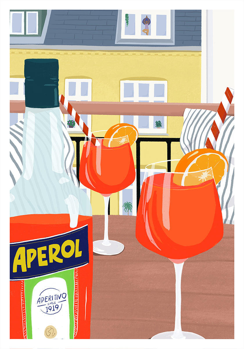 Balcón "Hygge" Póster