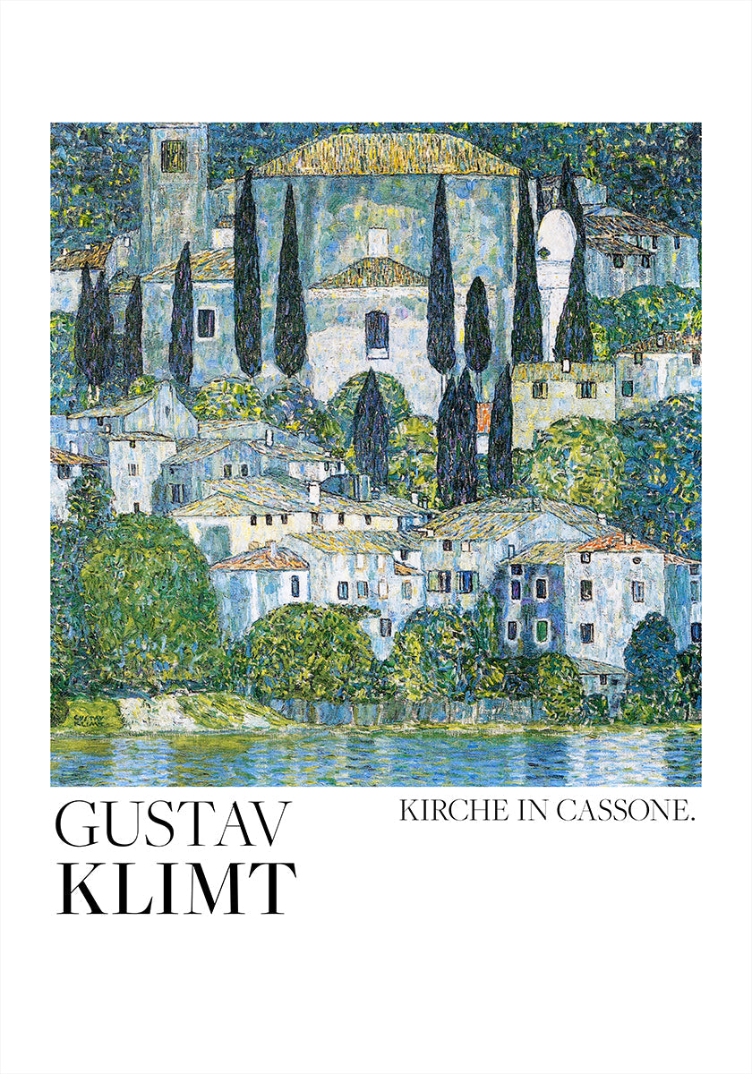 Póster Iglesia en Cassone (1913)