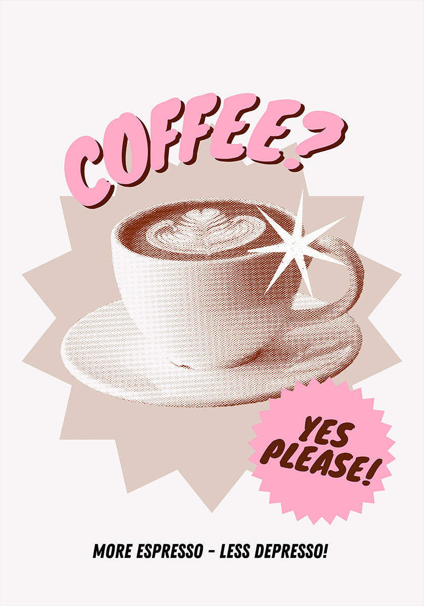 Taza de alegría Póster