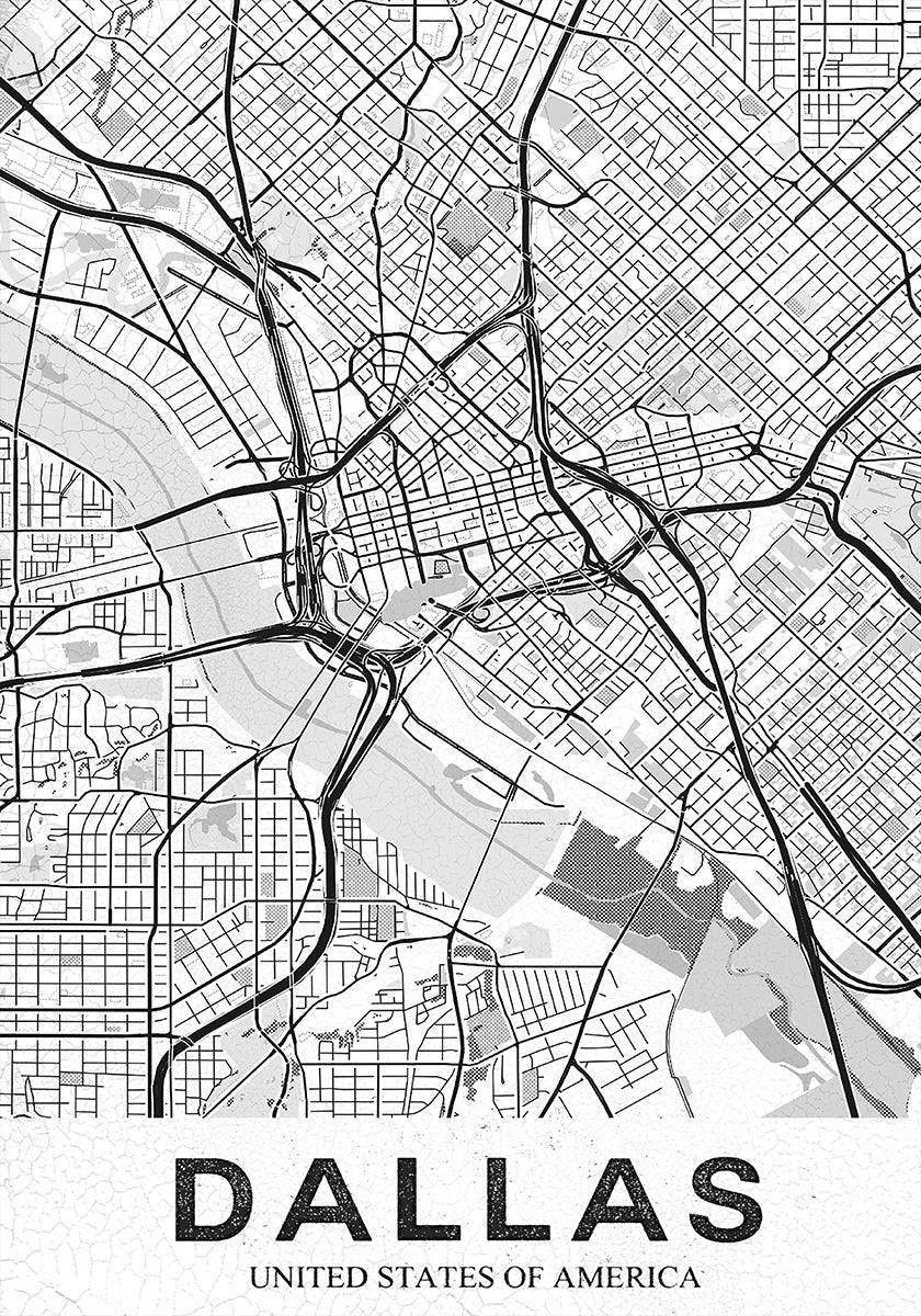 Dallas blanco Póster