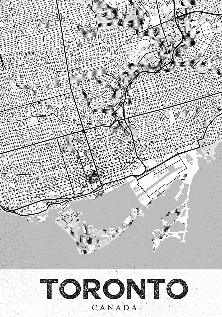 Toronto blanco Póster