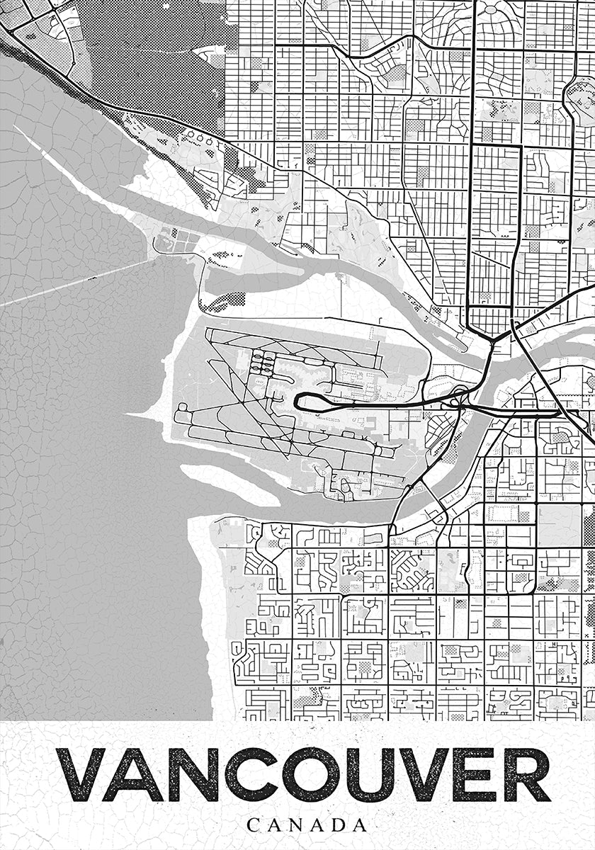 Vancouver blanco Póster