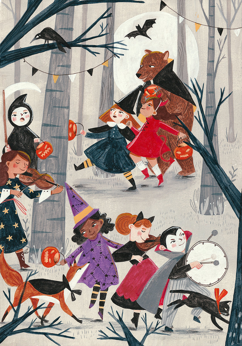 Póster Desfile de Halloween