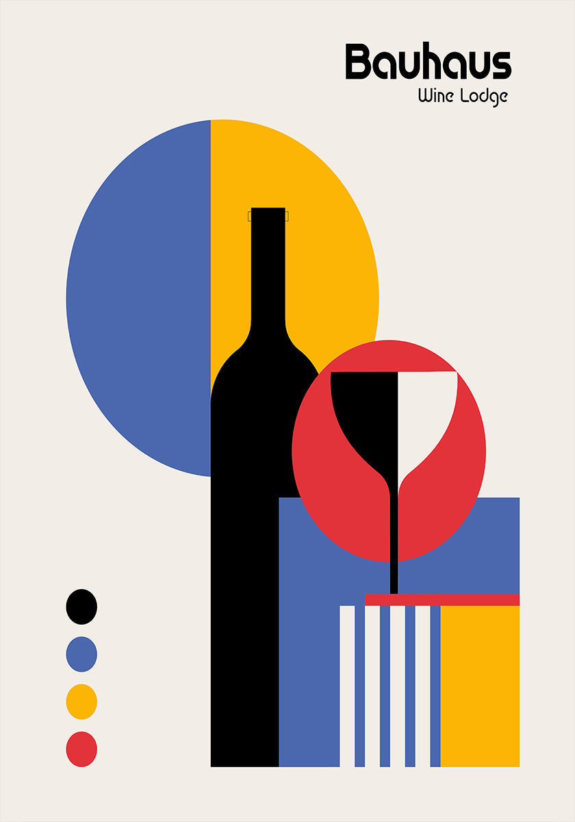 Póster Bauhaus Wine Lodge