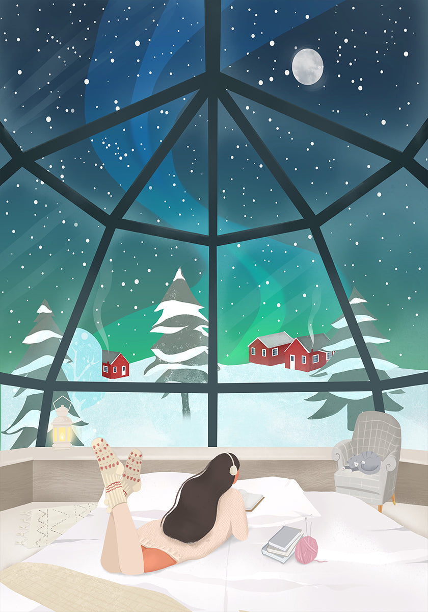 Lapland, Finland Plakat