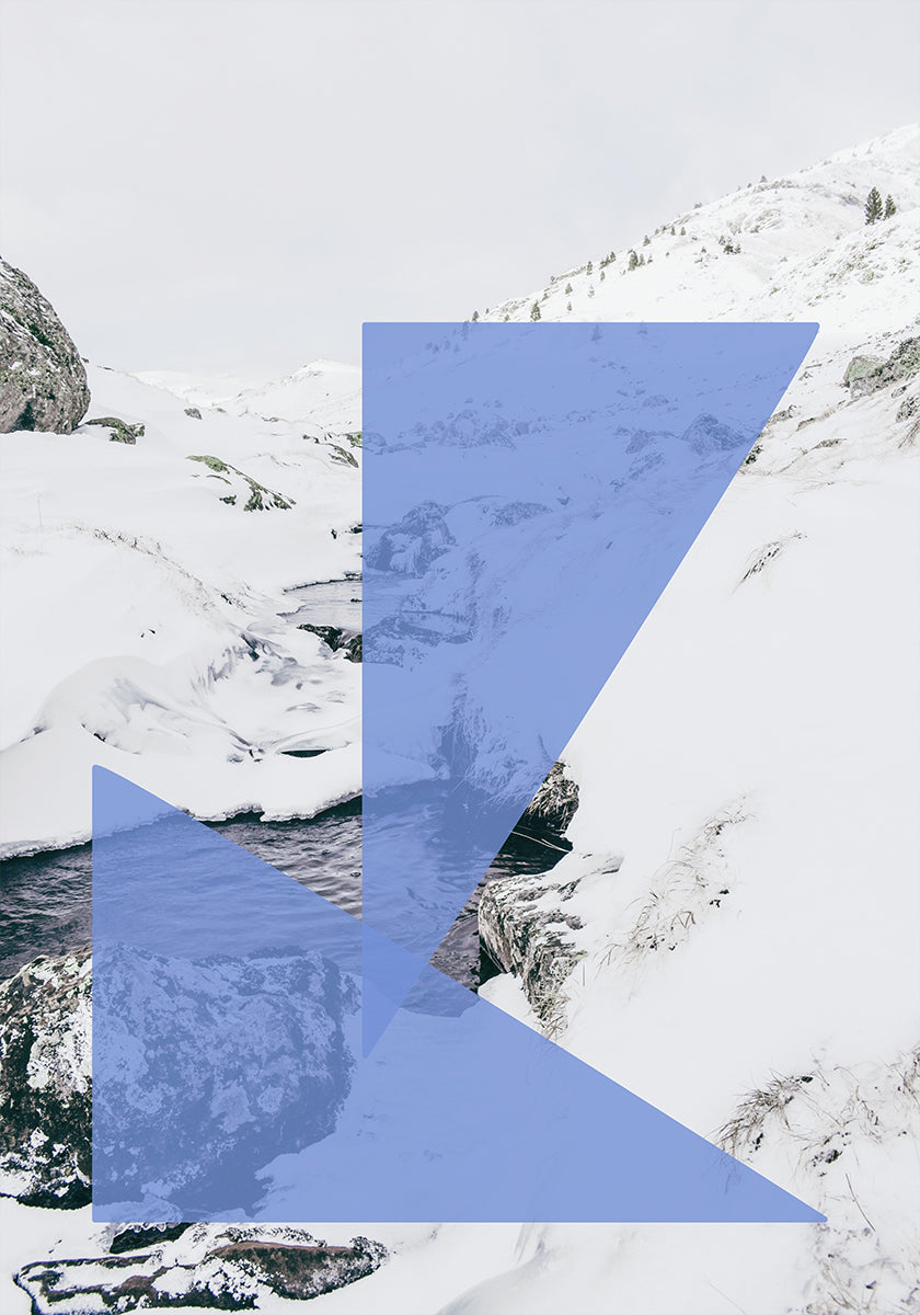 Serenidad geométrica Póster