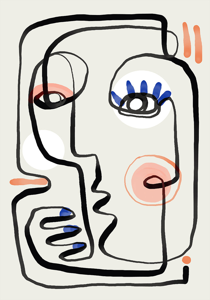 Mujer con esmalte de uñas Póster