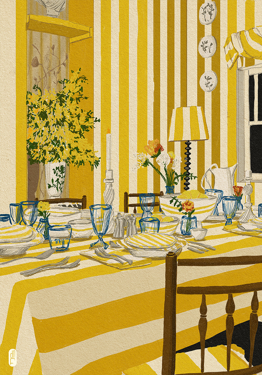 Póster Retrato de habitación de la semana 30