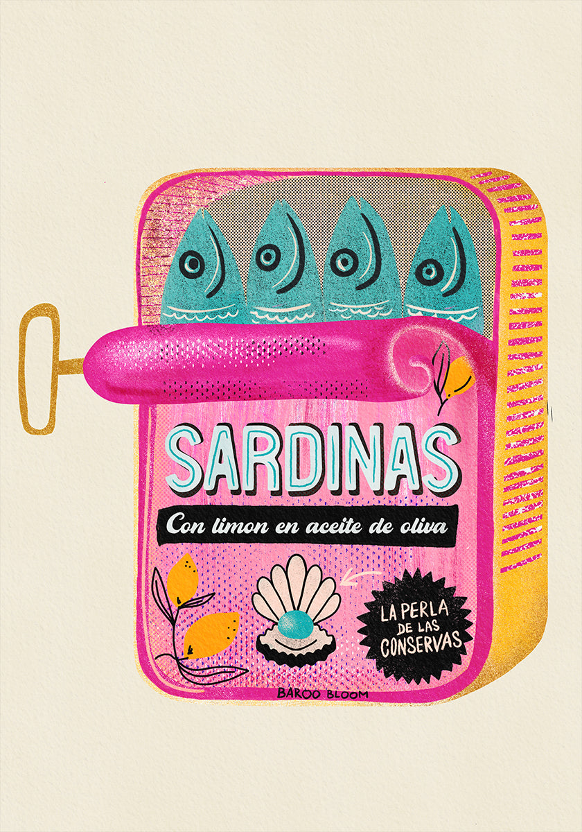 Lata de sardinas Póster