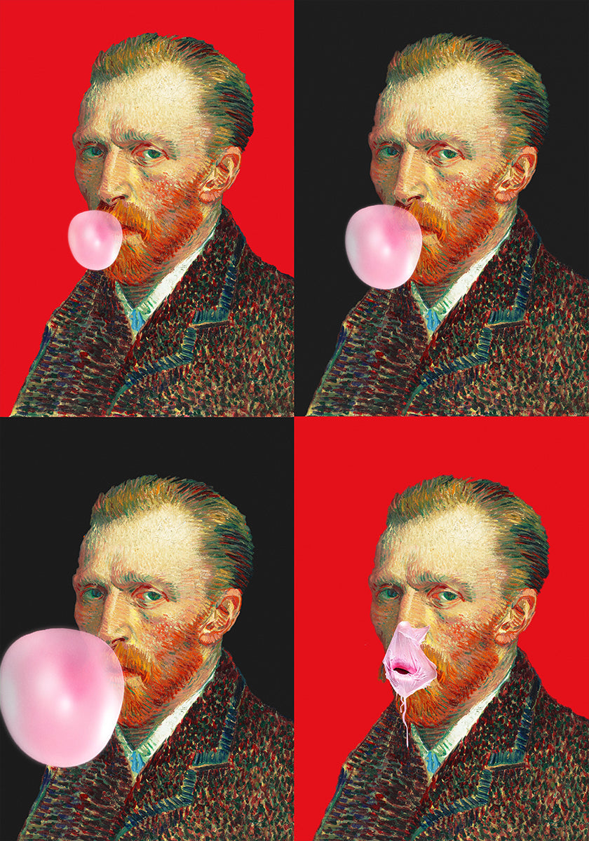 Explosión de goma de Vincent Póster