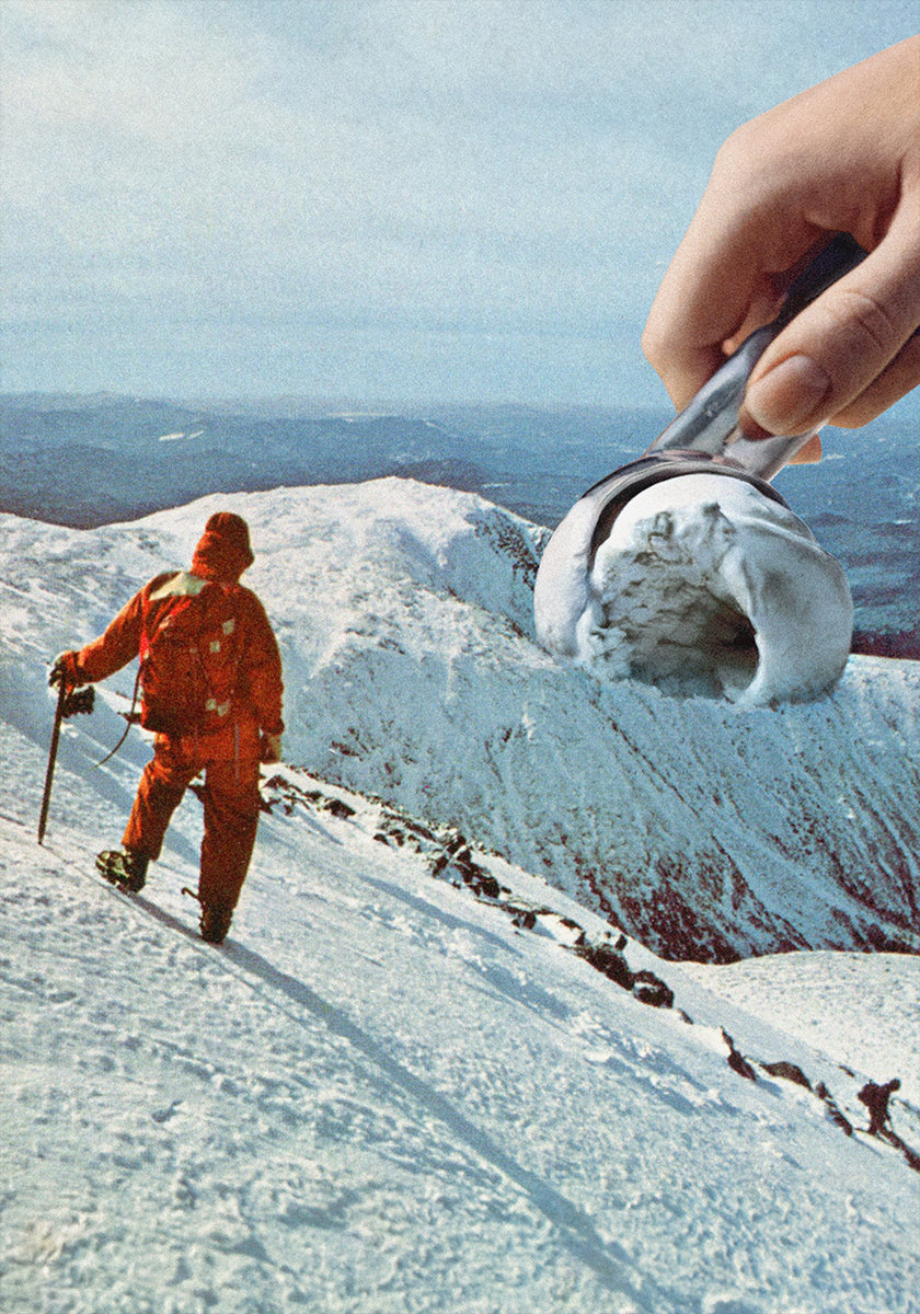 Ice Cream Mountain - Galletas y crema Póster