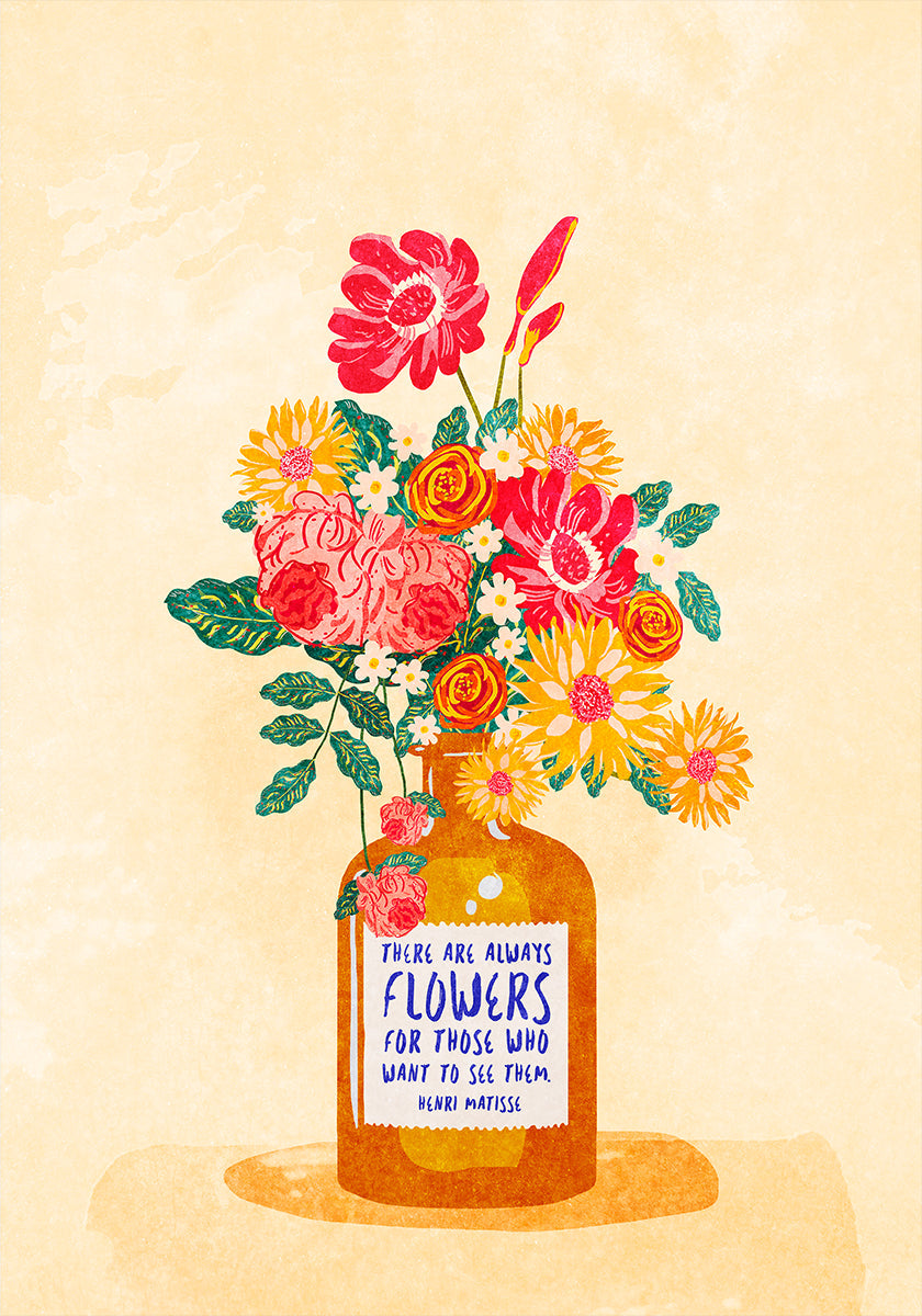 Siempre flores Póster