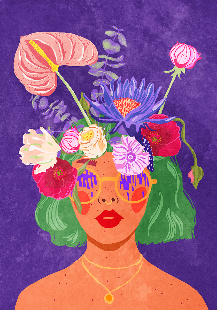 cabeza de flor