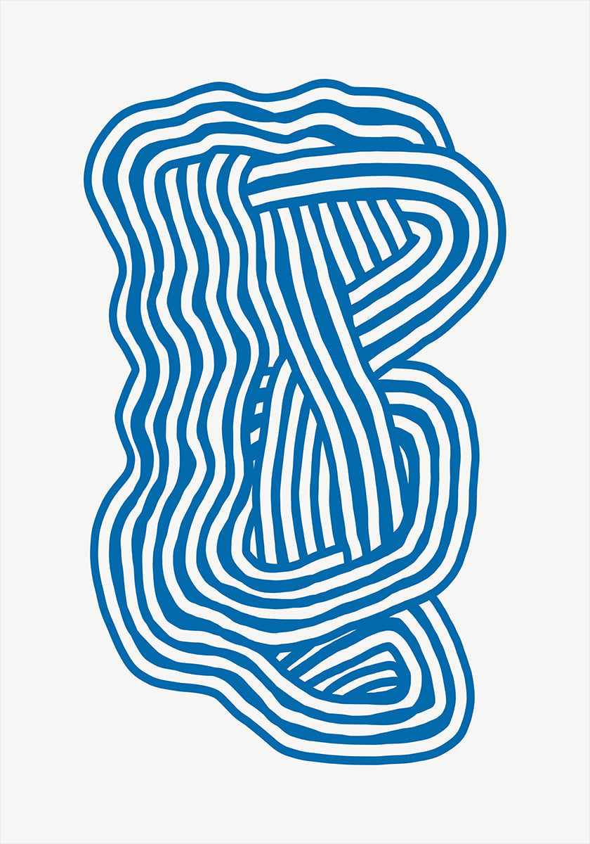 Arte lineal esculpir Póster