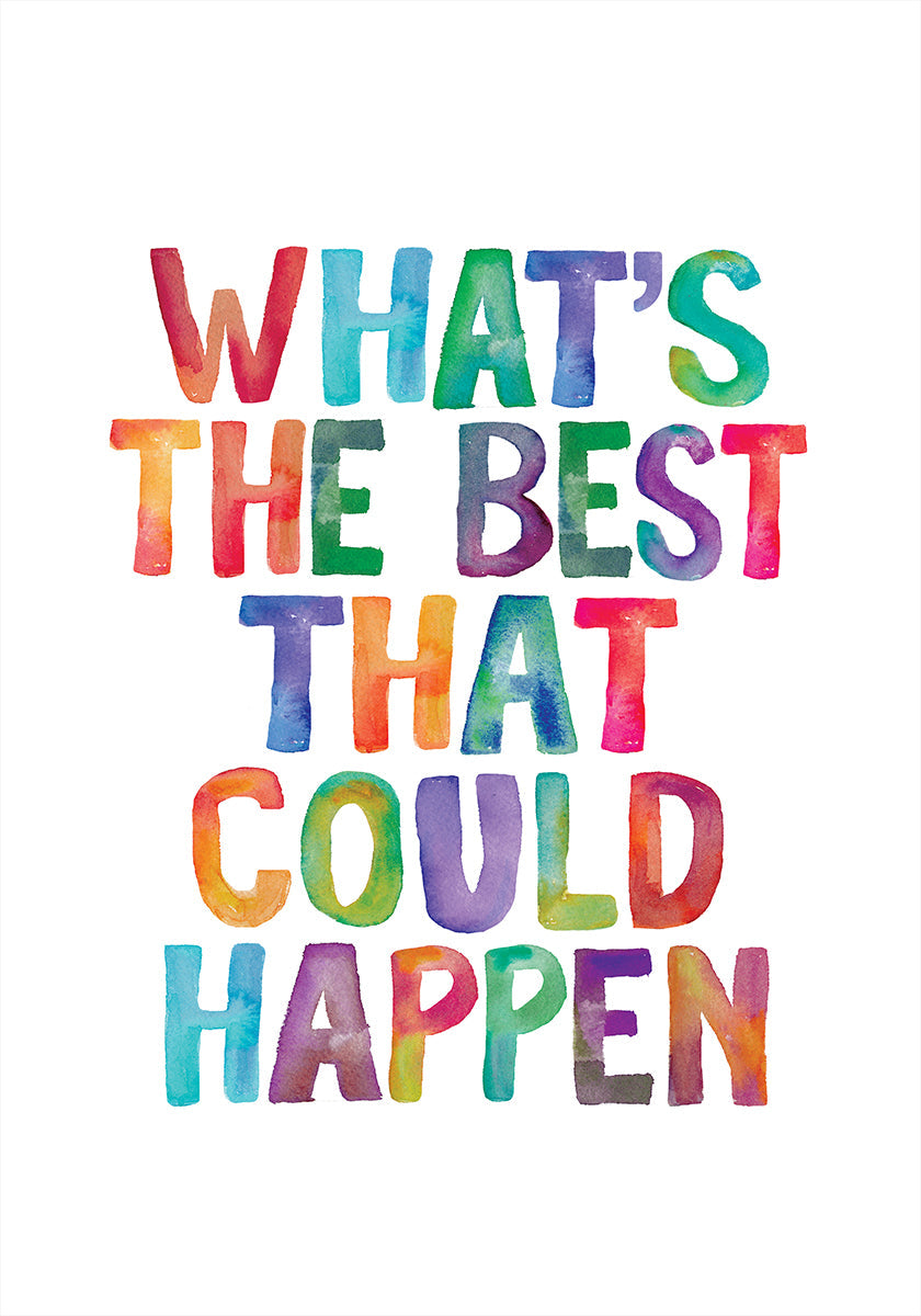 ¿Qué es lo mejor que podría pasar? Póster