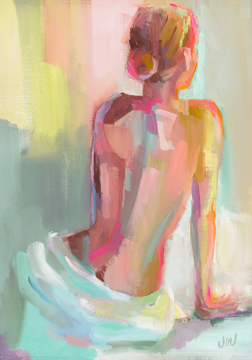 Póster Mujer posando