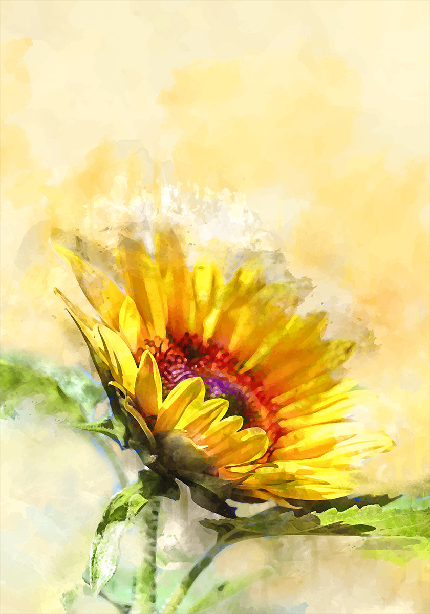 Póster Flor soleada