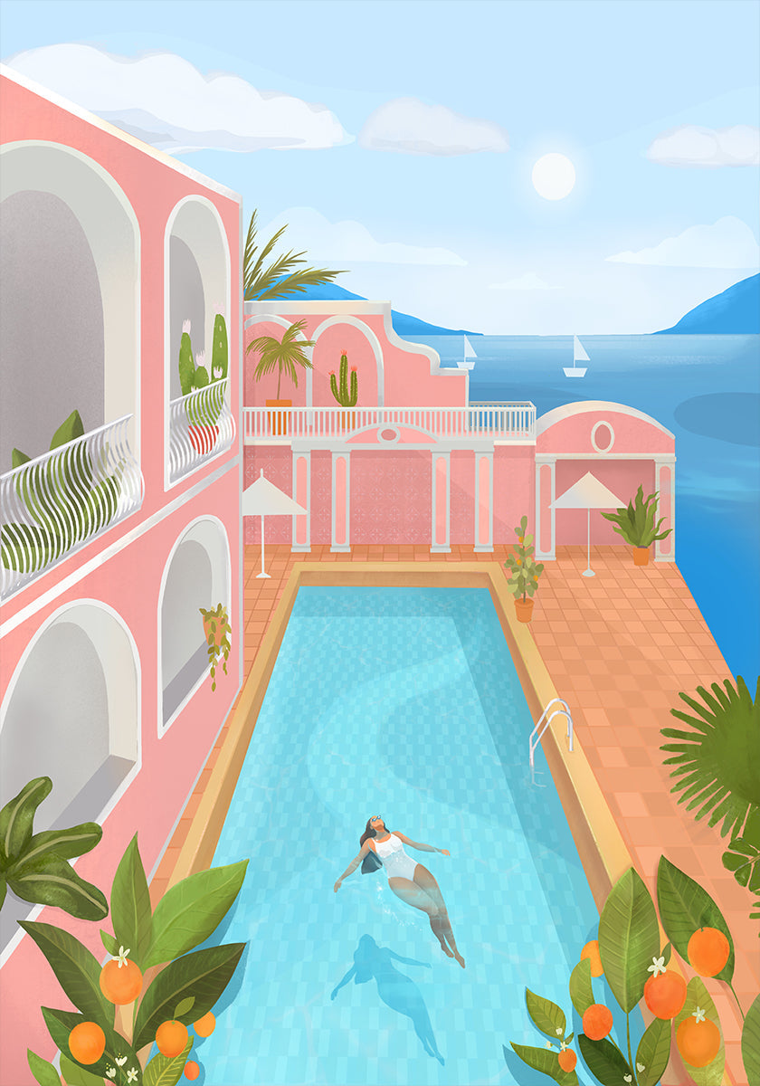 Póster Zen de verano