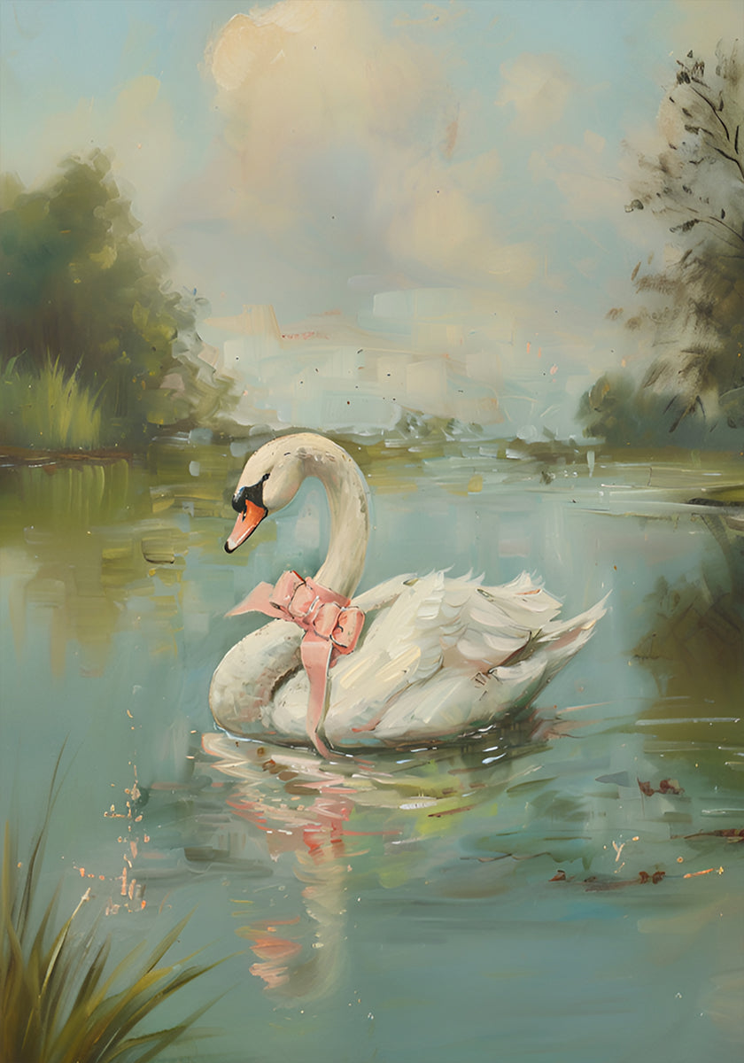 Coqueta cisne vintage