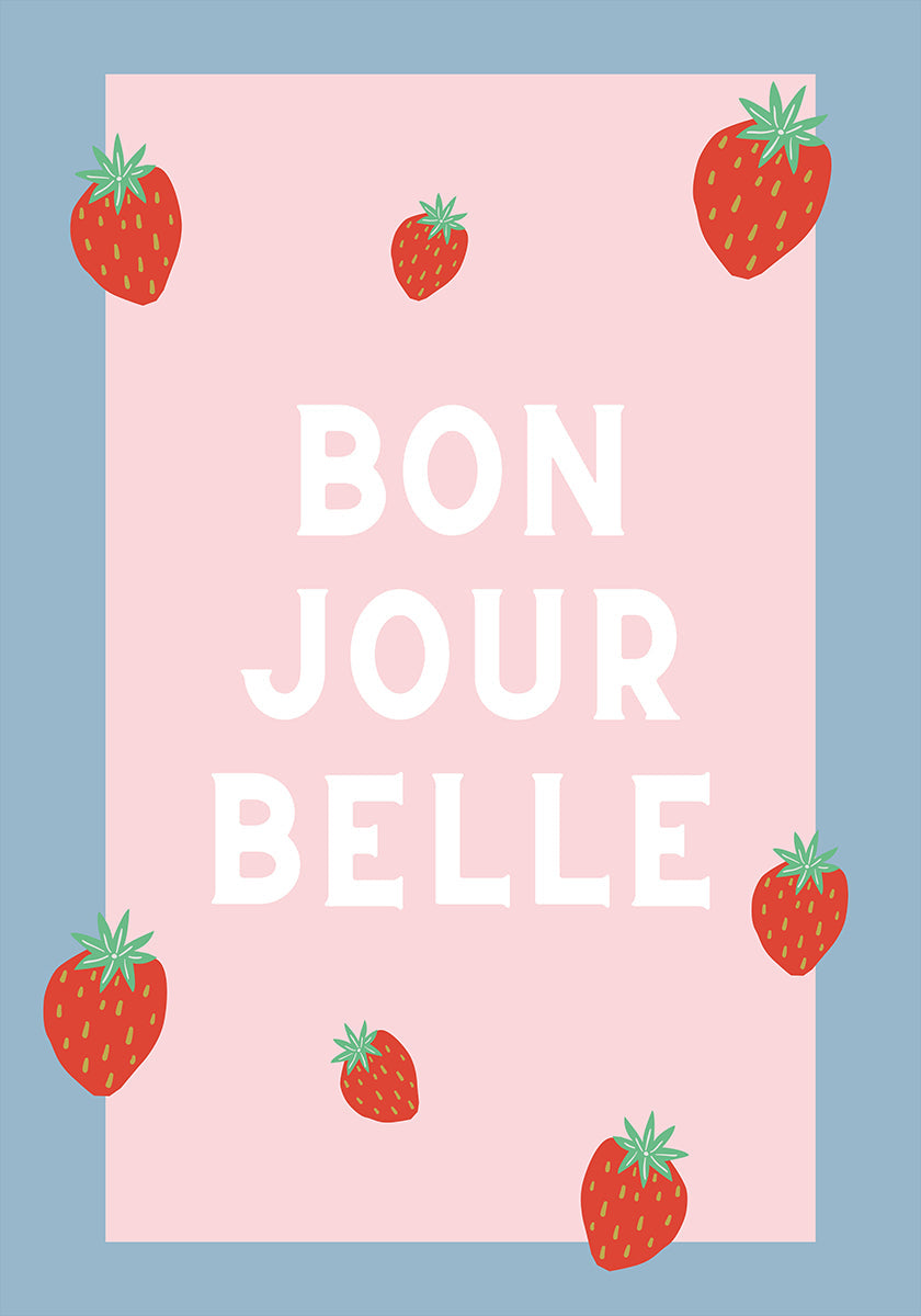 Bon Jour Bella Póster