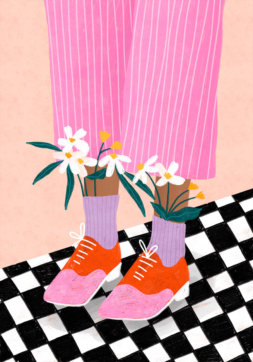Moda De Pies Florales