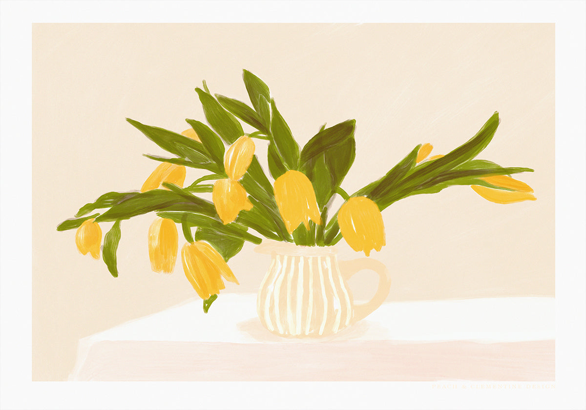 Copia de tulipanes amarillos