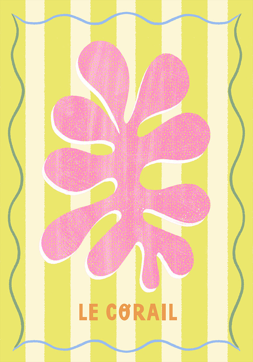 Le Corail Limón/Crema Póster