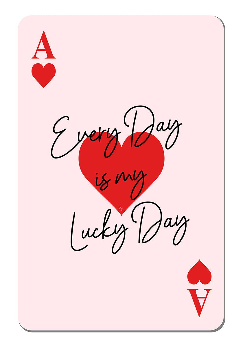 Corazones del as de la suerte