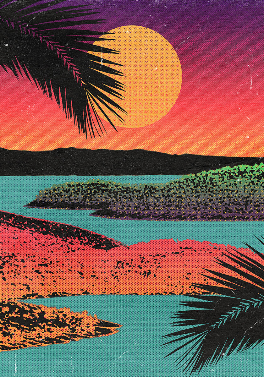 Atardecer retro