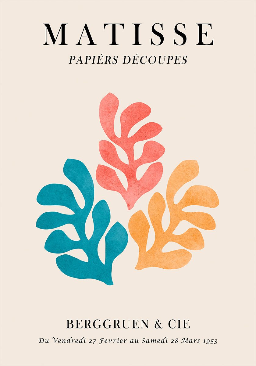 Póster Matisse floral 3