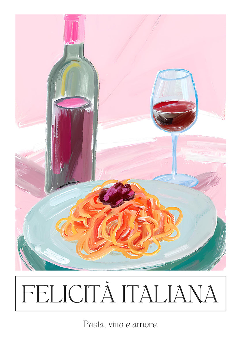 Felicita Italiana Póster
