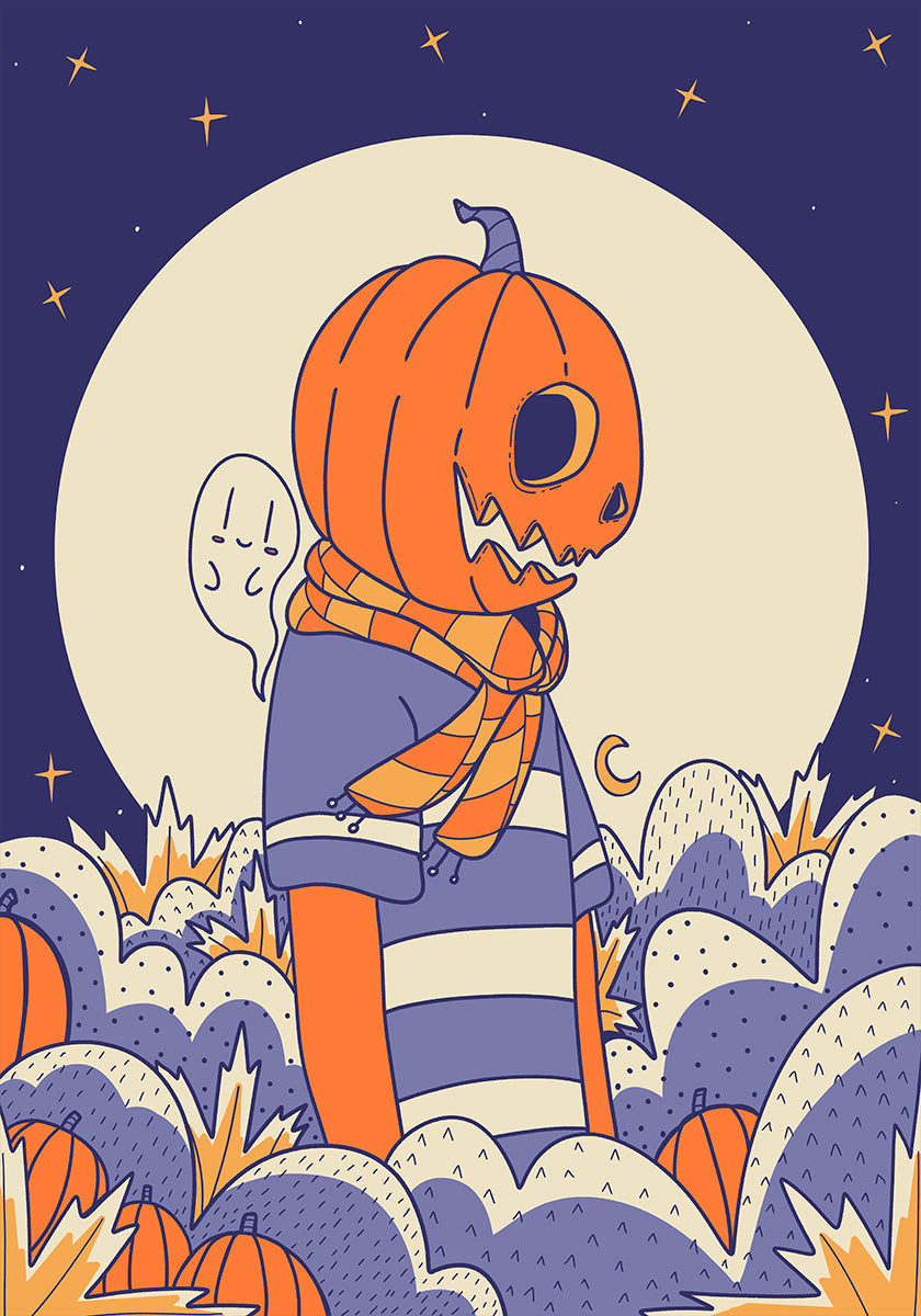 Calabaza y fantasma Póster