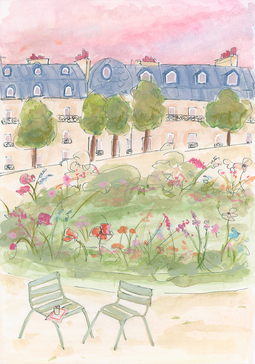 Jardín parisino